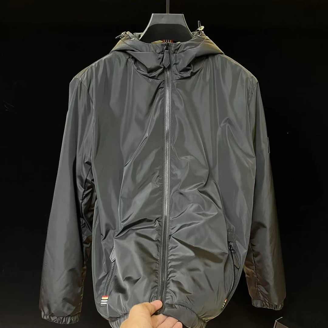 玖龙-71608-男装秋冬棉服上衣连帽夹克商务休闲百搭款