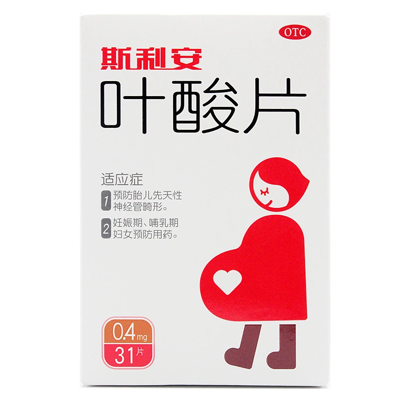 Scrianen/斯利安叶酸片  0.4mg*31片