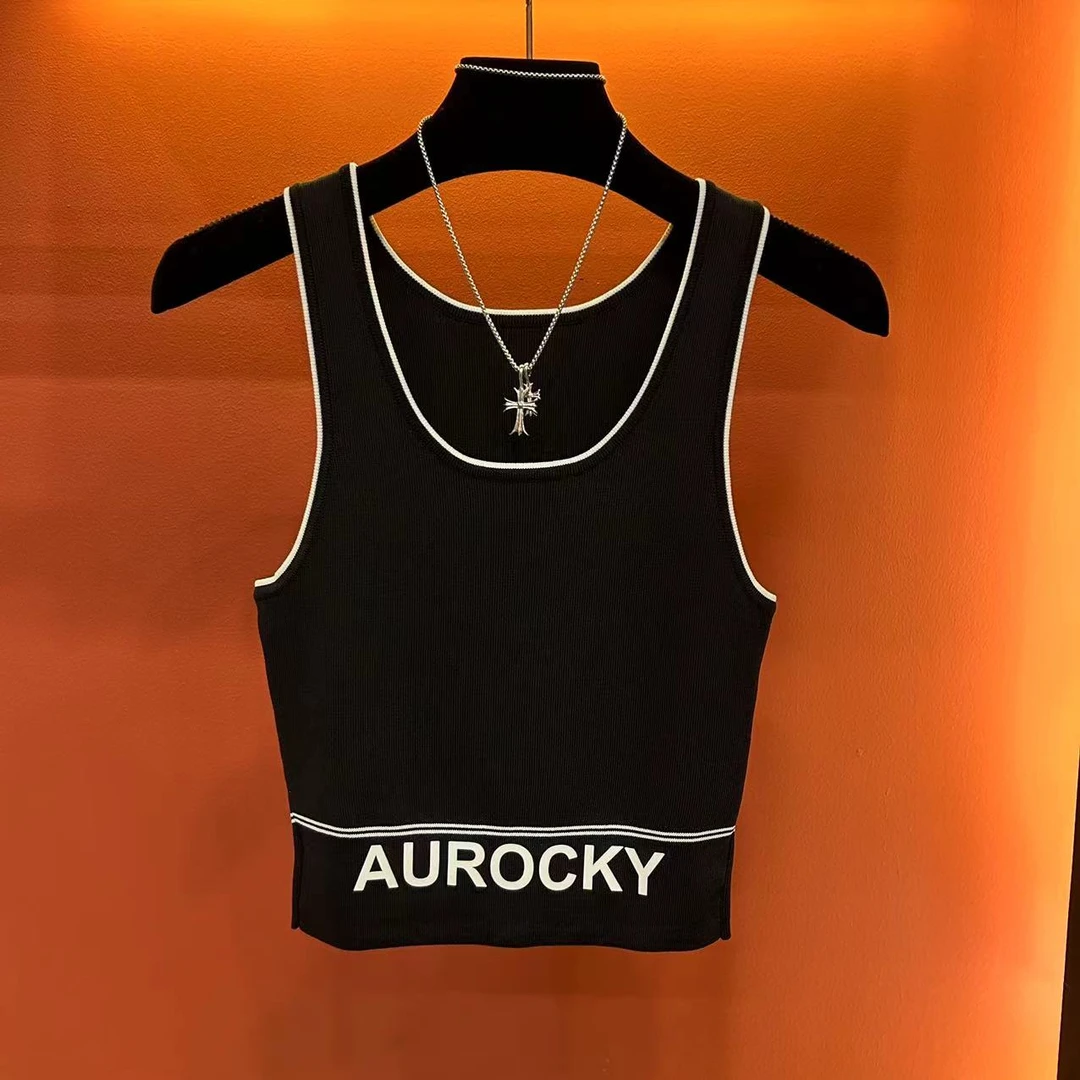 雅丹风美背吊带潮流小香风瑜伽健身夏季修身内搭外穿辣妹穿搭百搭