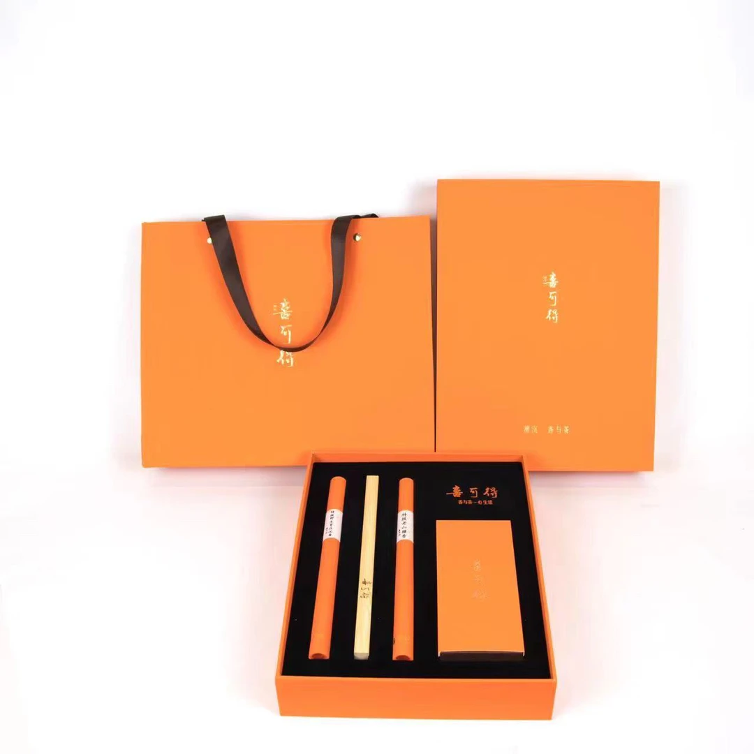 喜可得属[檀沉·香与茶]线香 高端 礼盒 精品 商务伴手礼产品