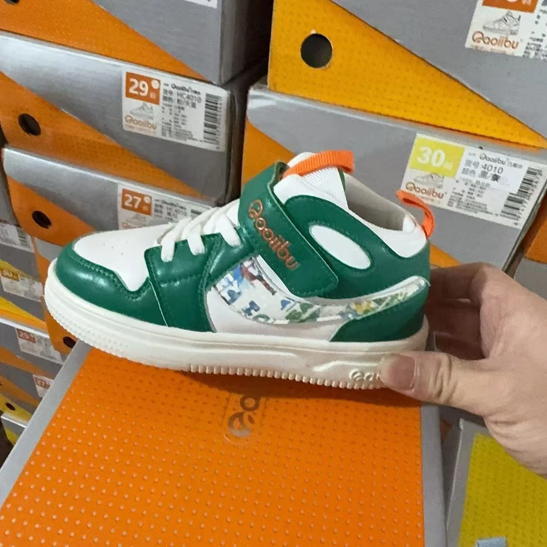 4010Qaoiibu巧爱步秋新款皮面四季AJ三段机能健步鞋