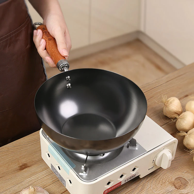 双狮奶锅迷你小铁锅一人食炒锅无涂层不粘锅炒菜锅平底锅辅食锅