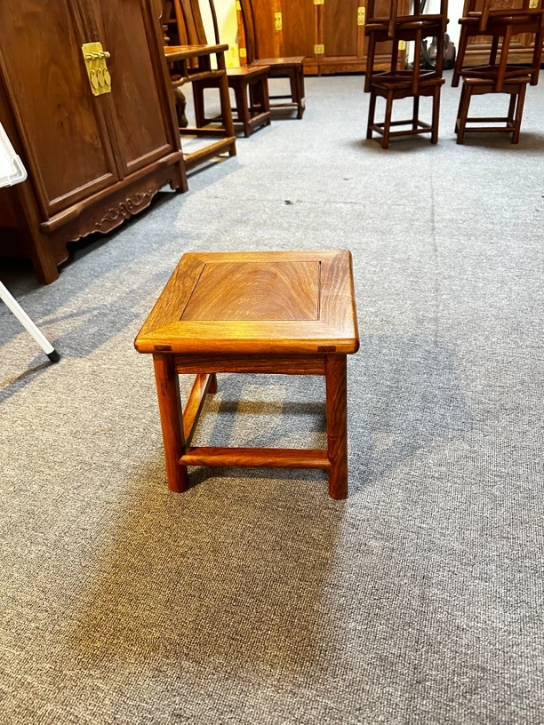 花梨木刺猬紫檀凳子家用客厅小方凳新中式简约换鞋凳