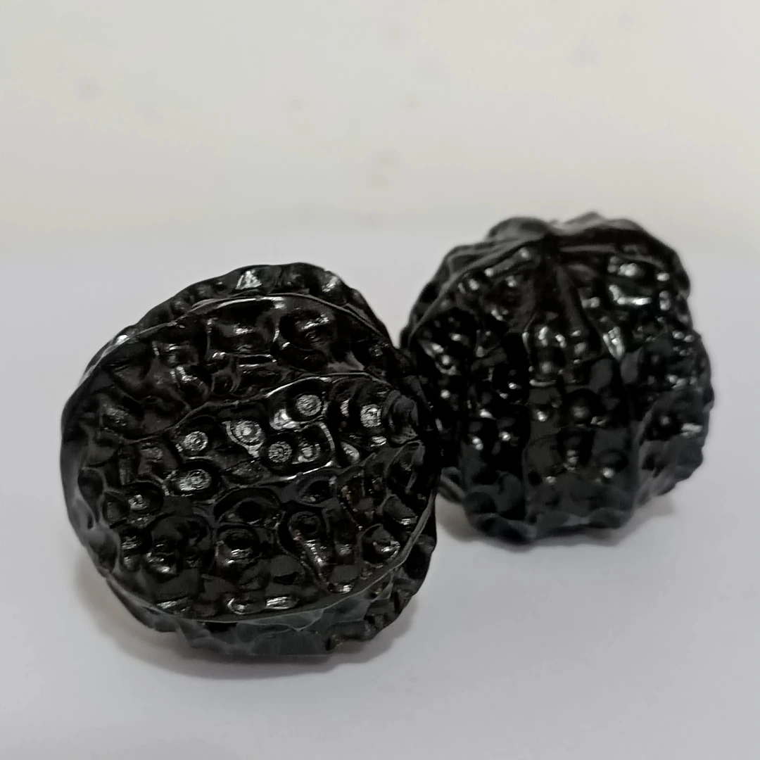 渭河黑乌金手把玩