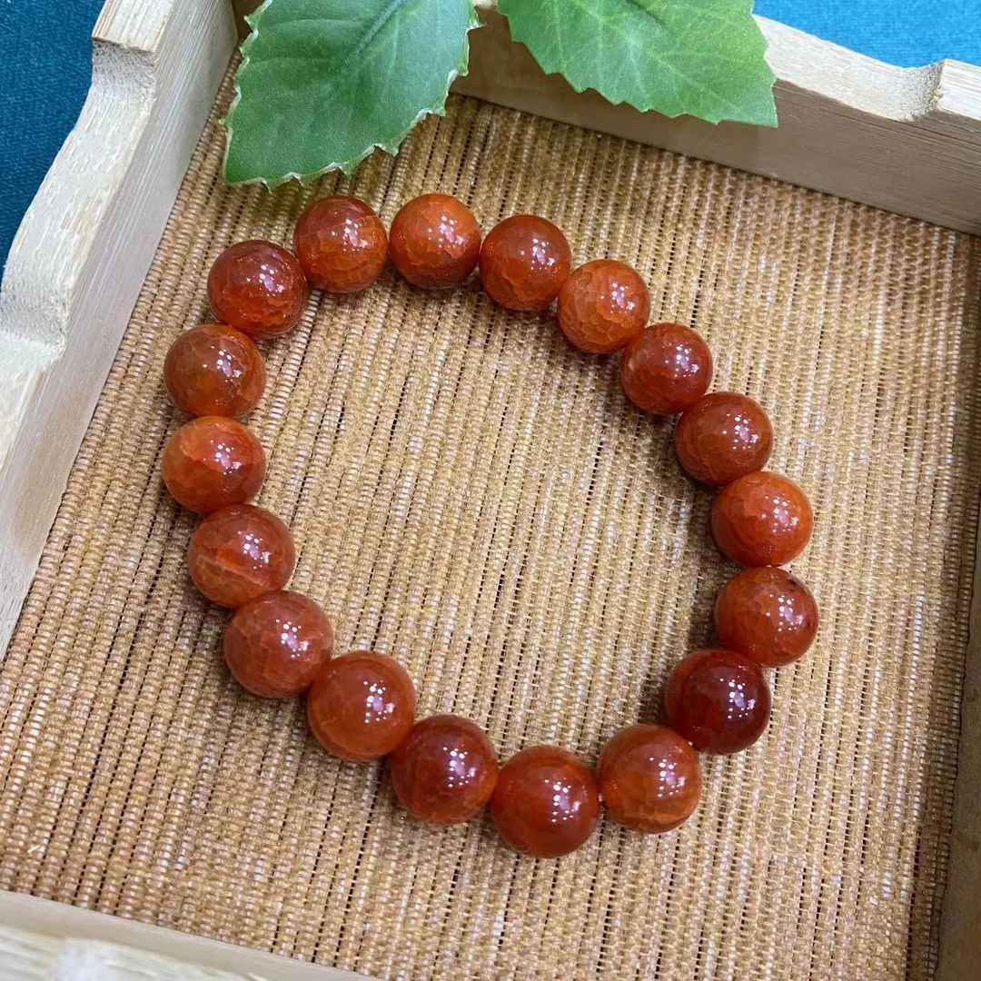 精品红龙鳞凤血手串送礼自戴多样性发