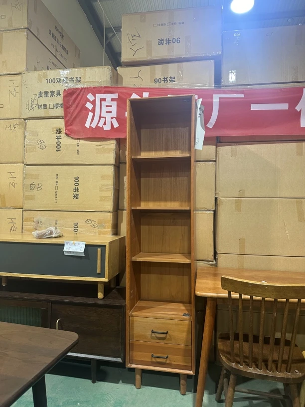 处理长45宽36高192樱桃木墨趣书柜窄柜