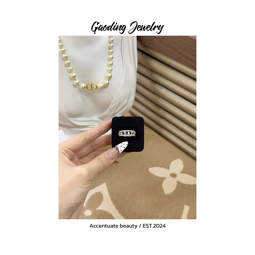 蒂熹 JZ(露珠指）气质时尚窄版围巾镶嵌DB01