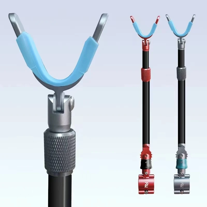 智飞炮台支架后挂新款竿架鱼竿竞技支架架杆伸缩杆炮台铝合金天线