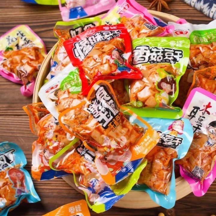 香菇豆干麻辣零食5斤精选混合装多口味豆腐干解馋小零食休闲食品