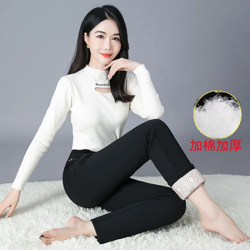 加绒加厚保暖棉裤高腰外穿女士冬季妈妈裤中老年奶奶裤70岁80岁60