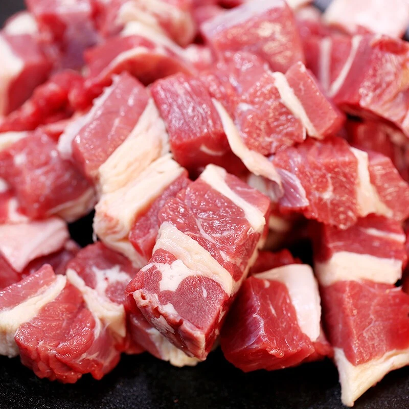 【顺丰冷链】原切冷冻牛腩粒咖喱牛腩饭炖牛肉生鲜美食切块鲜嫩火锅