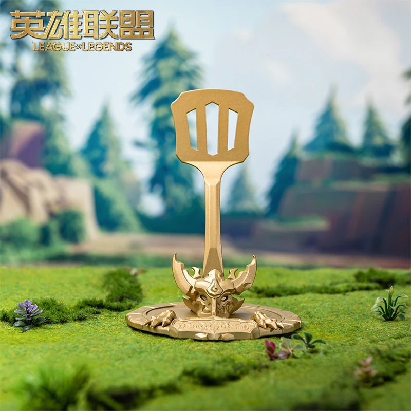 英雄联盟LOL金铲铲之战 二周年纪念摆件官方正品手机支架游戏周边
