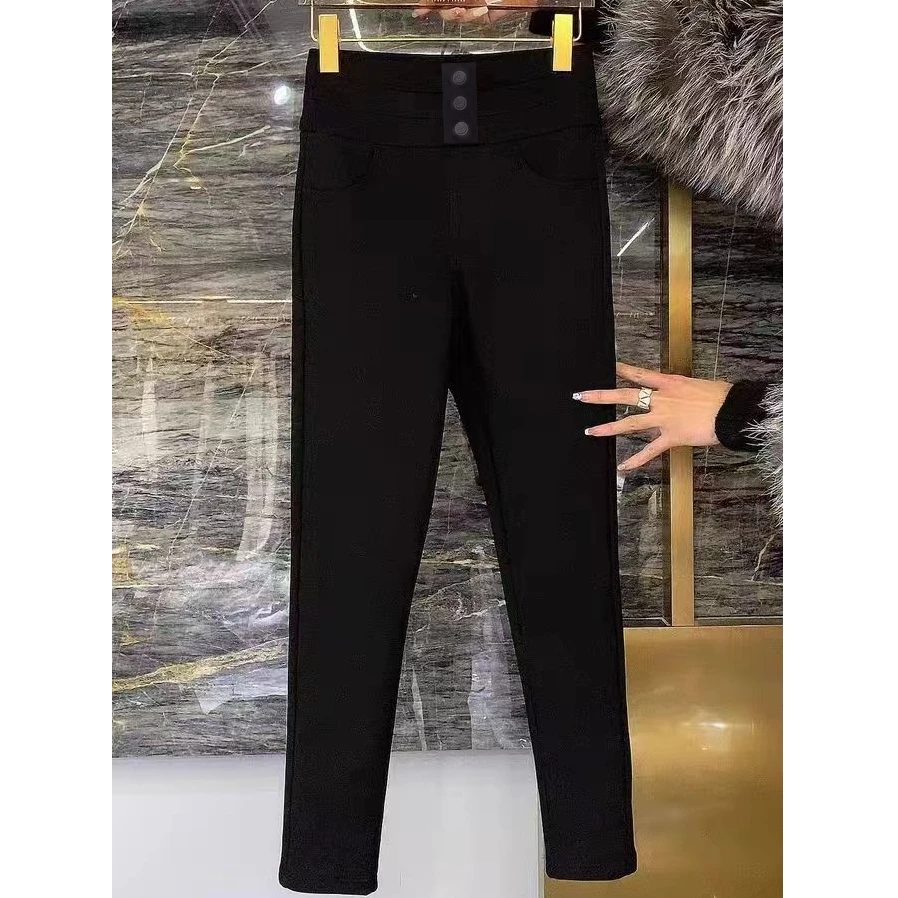 478  欧货冬加绒百搭显瘦休闲裤