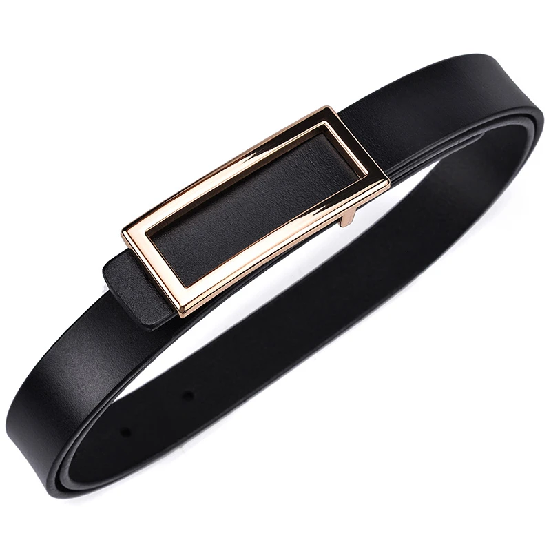 皮带女士真皮纯牛皮腰带女式百搭装饰时尚百搭裤带潮流爆款平滑扣