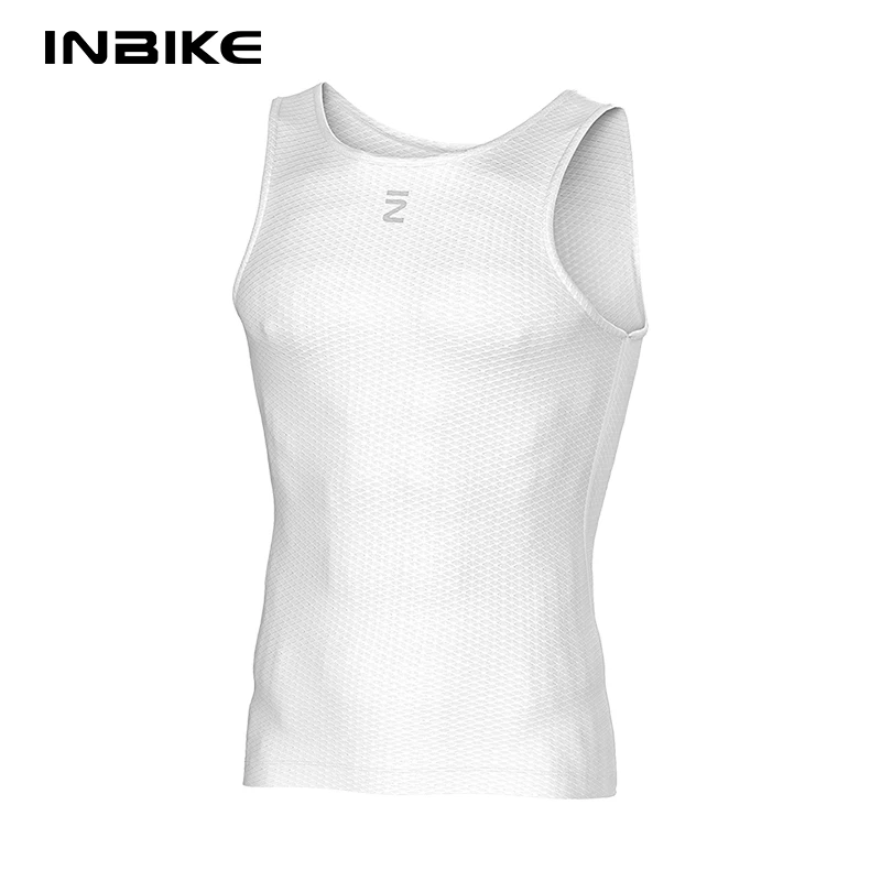 INBIKE夏季男排汗衫透气骑行服打底衫速干公路山地自行车单车背心