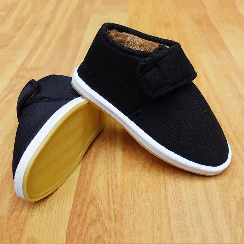 家居手工棉鞋女冬包跟棉拖鞋牛筋底保暖防滑室内男手工老棉鞋成品