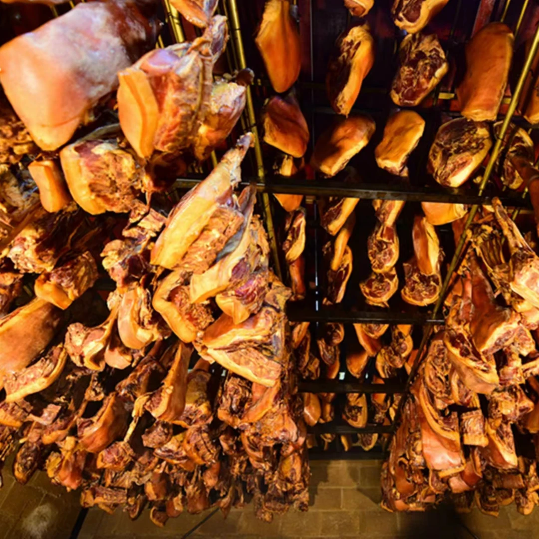 【老乡腊肉】大别山散养土猪肉现场散称 1-100号