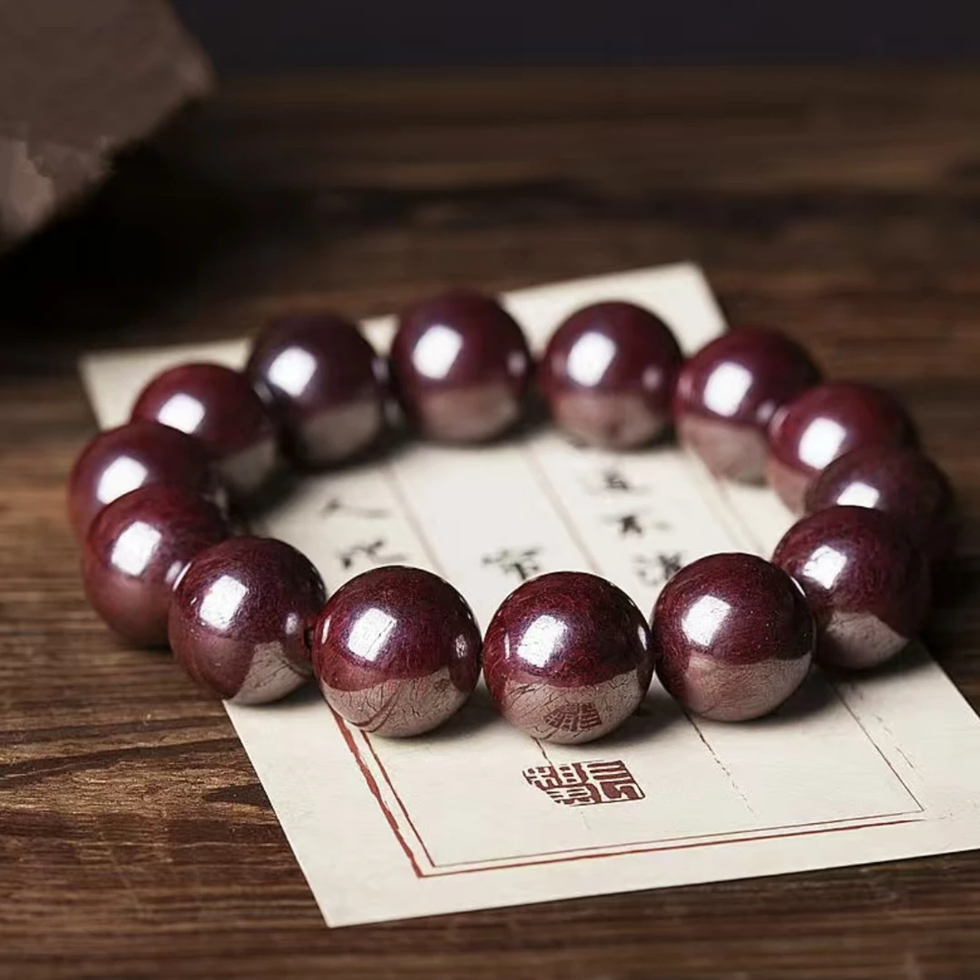 【眉间】手链 高含量精选原矿朱红手链毕业收藏品精选原矿系列