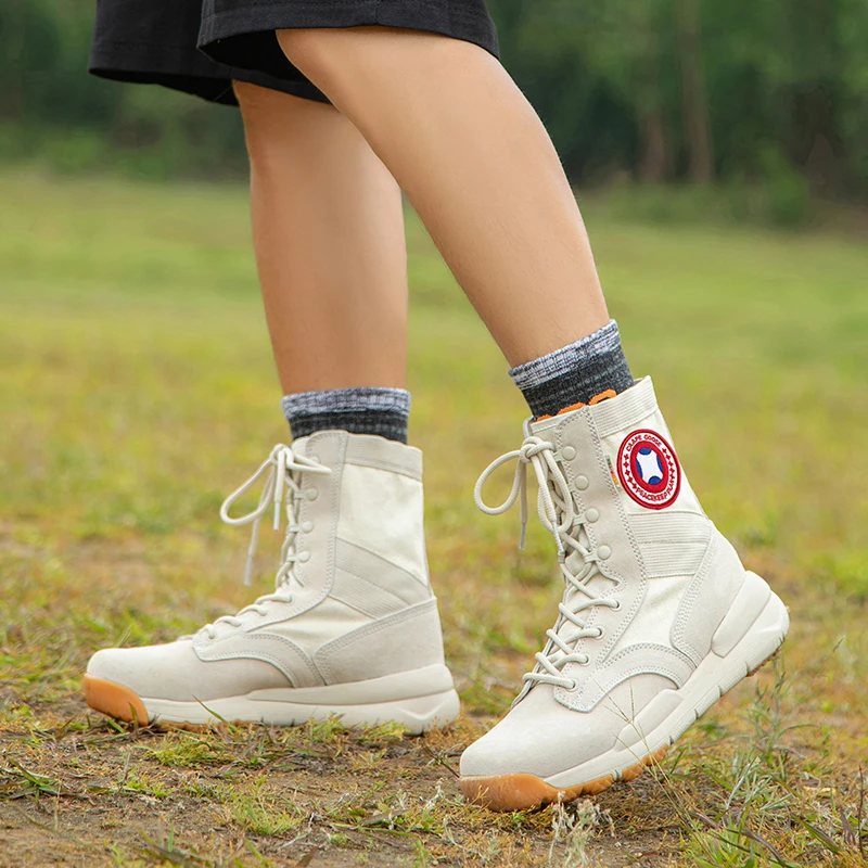 【加绒】高帮冬季加绒运动休闲防滑耐磨中筒登山鞋户外徒步鞋户外鞋