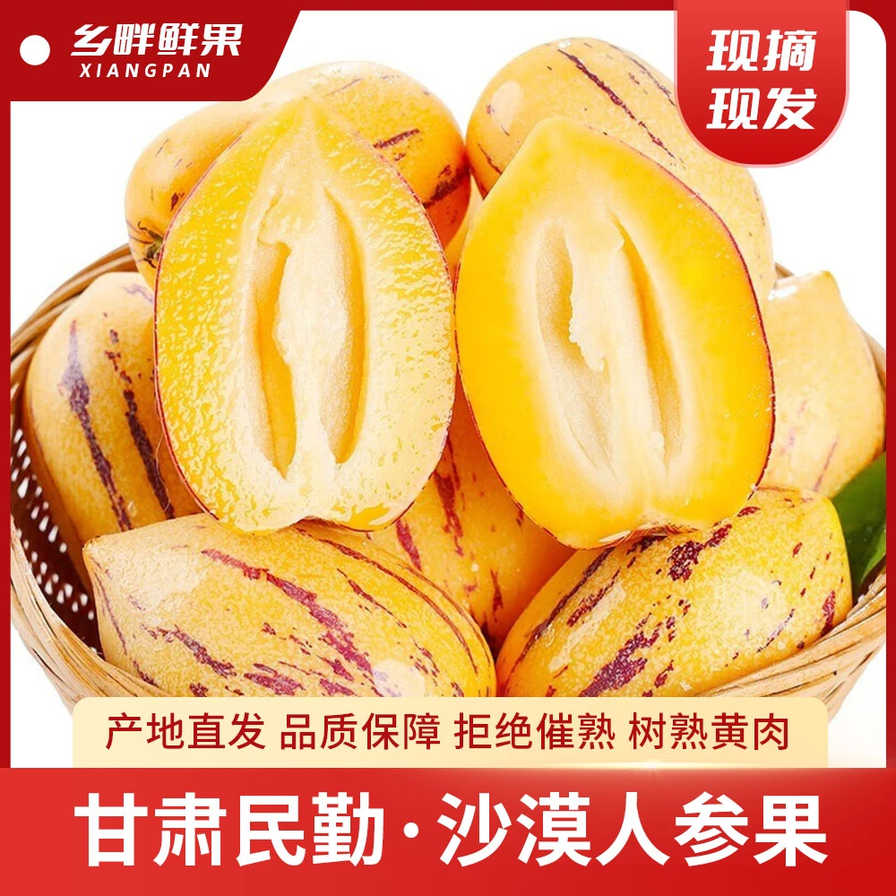 甘肃民勤沙漠人参果 3/8斤当季新鲜水果大果黄肉产地直发人生果