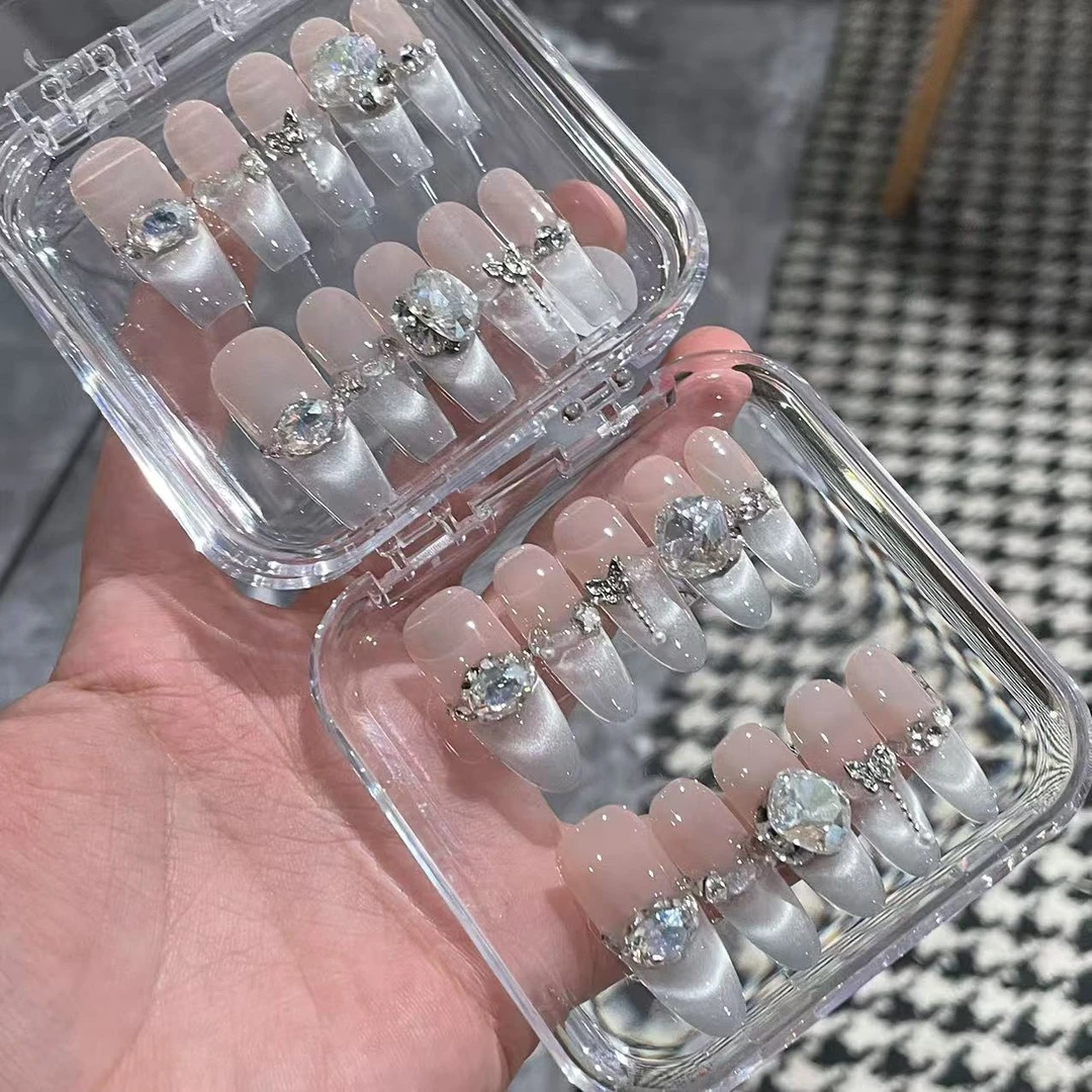 【冰川月光】————软糖纯手工穿戴甲