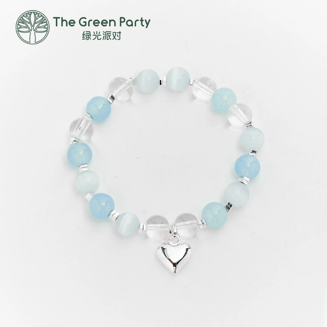 铜合金树脂手链 TheGreenParty日韩女款气质百搭爱心手串手链