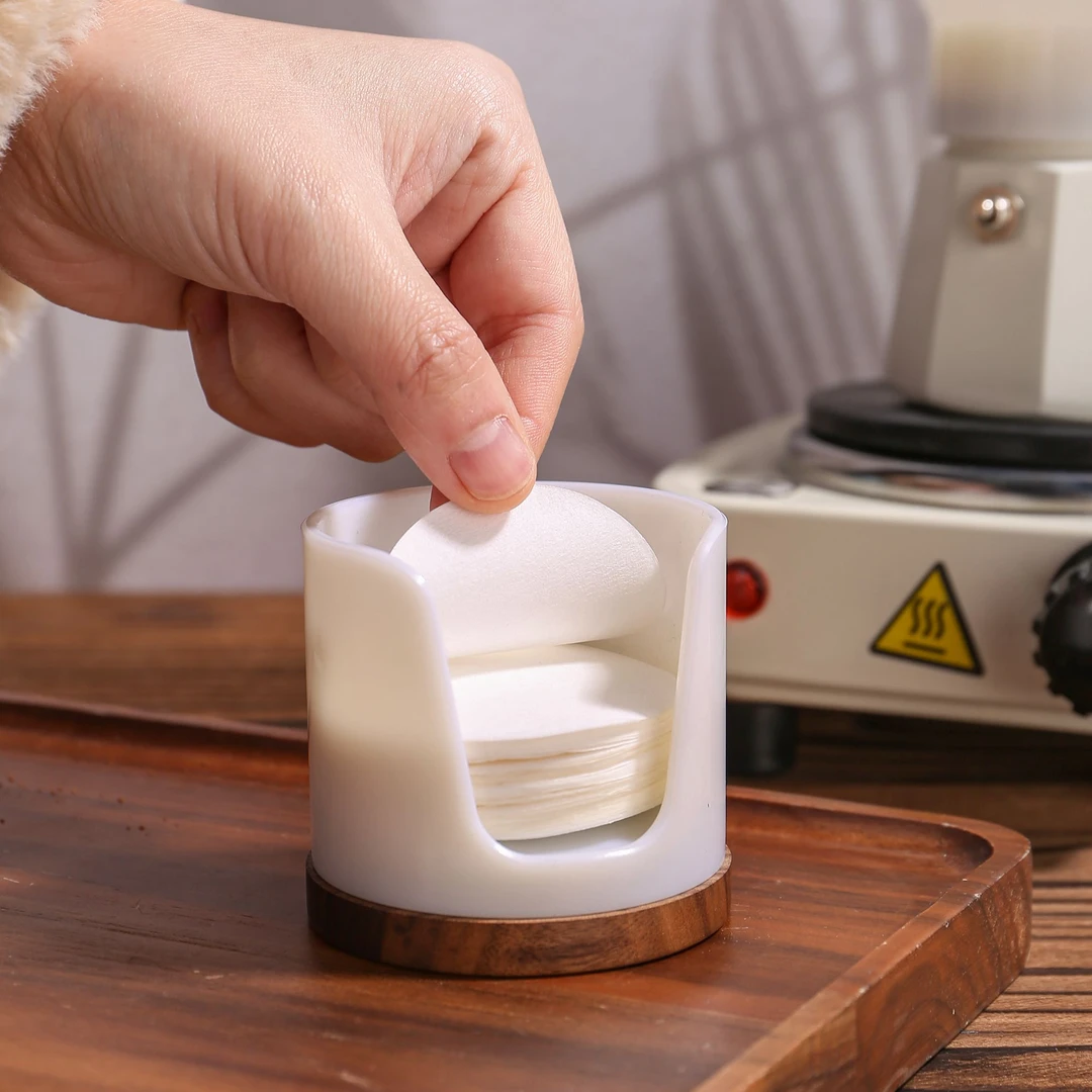 咖啡机咖啡壶滤纸收纳神器