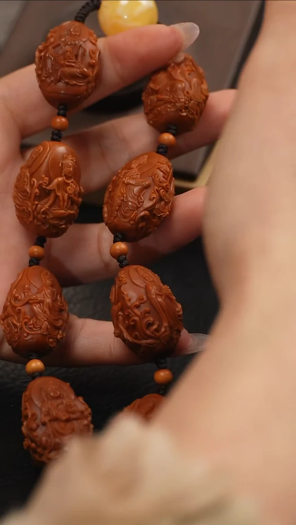 【闪购商品】橄榄核核雕橄榄核文玩作品