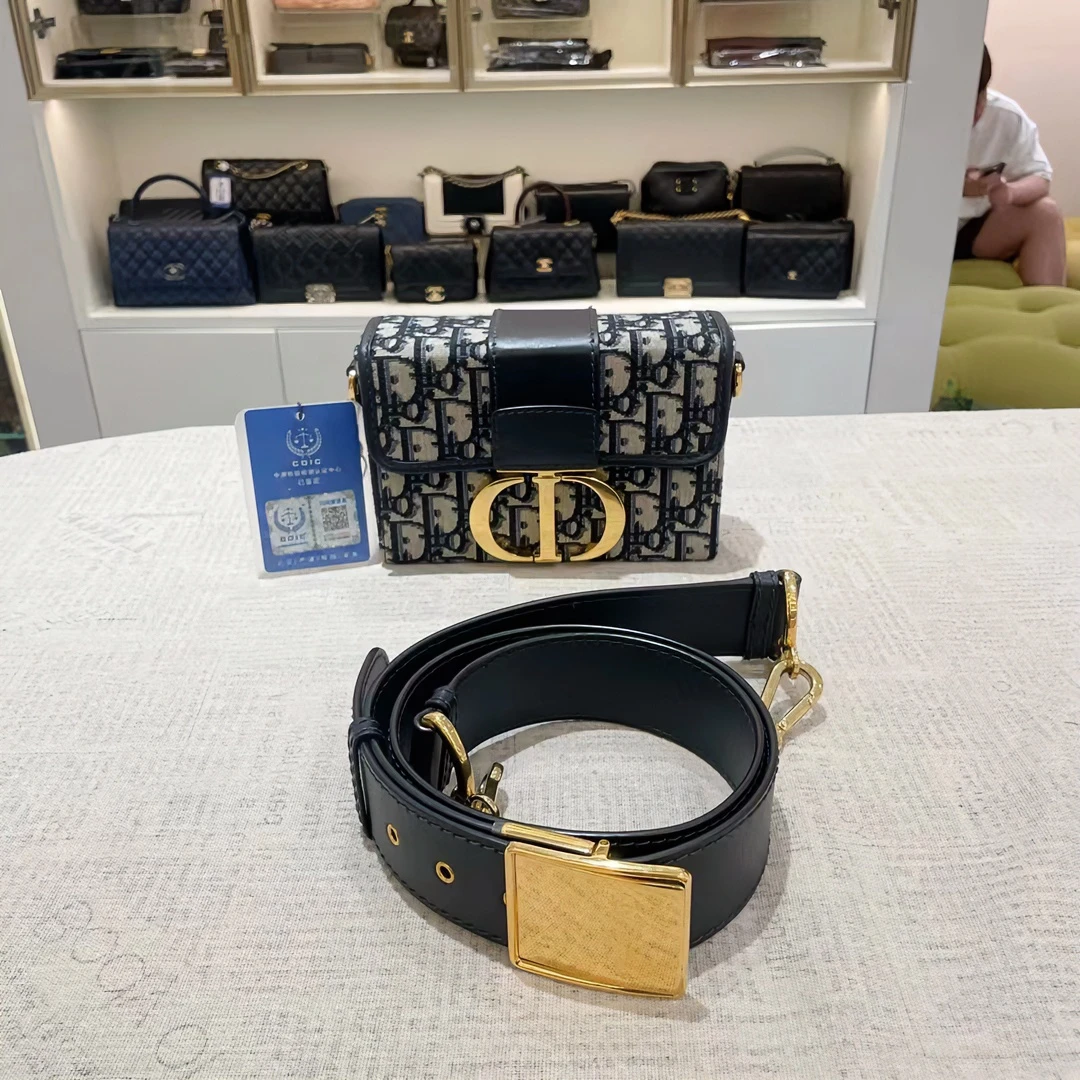 95新 Dior/迪奥 蒙田mini/盒子包/粉肆奢品/493740