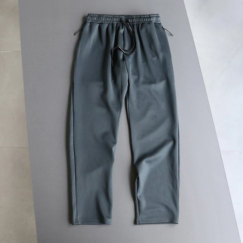 出口余单！四面高弹！松紧腰设计！秋装新款男士宽松显瘦直筒休闲裤