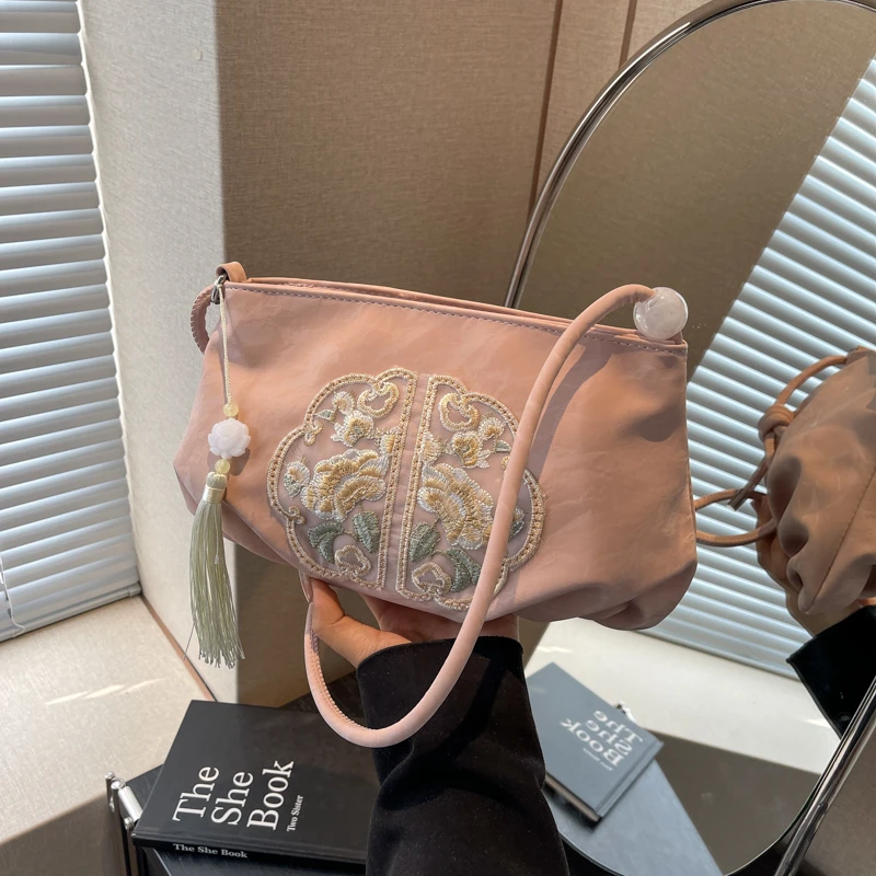 潮流古风包包女士2025新款夏季国风新中式斜挎包时尚百搭单肩包女