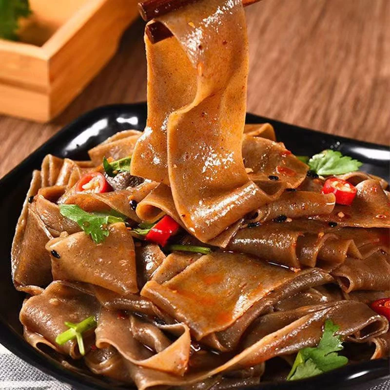 【新疆西藏包邮】荞麦面皮酸辣麻酱面皮非油炸方便速食免煮干拌面