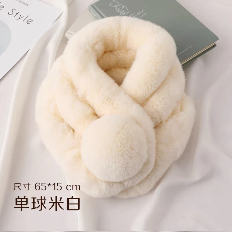 【丫头baby专属】秋冬季精选双面加厚保暖真毛超柔围脖