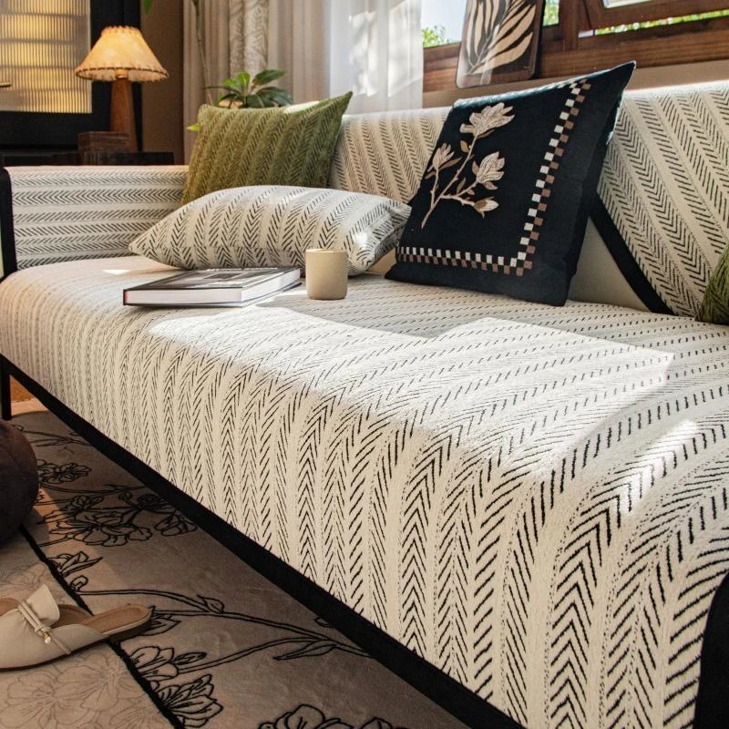 【人字纹】沙发垫四季通用新款高档沙发坐垫防滑高级感坐垫简单大气