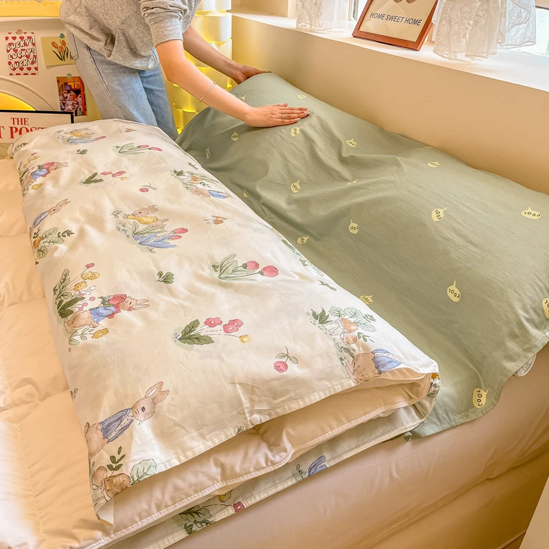 全棉隔脏酒店睡袋旅行床单人被罩四件套外出差便携式火车卧铺神器