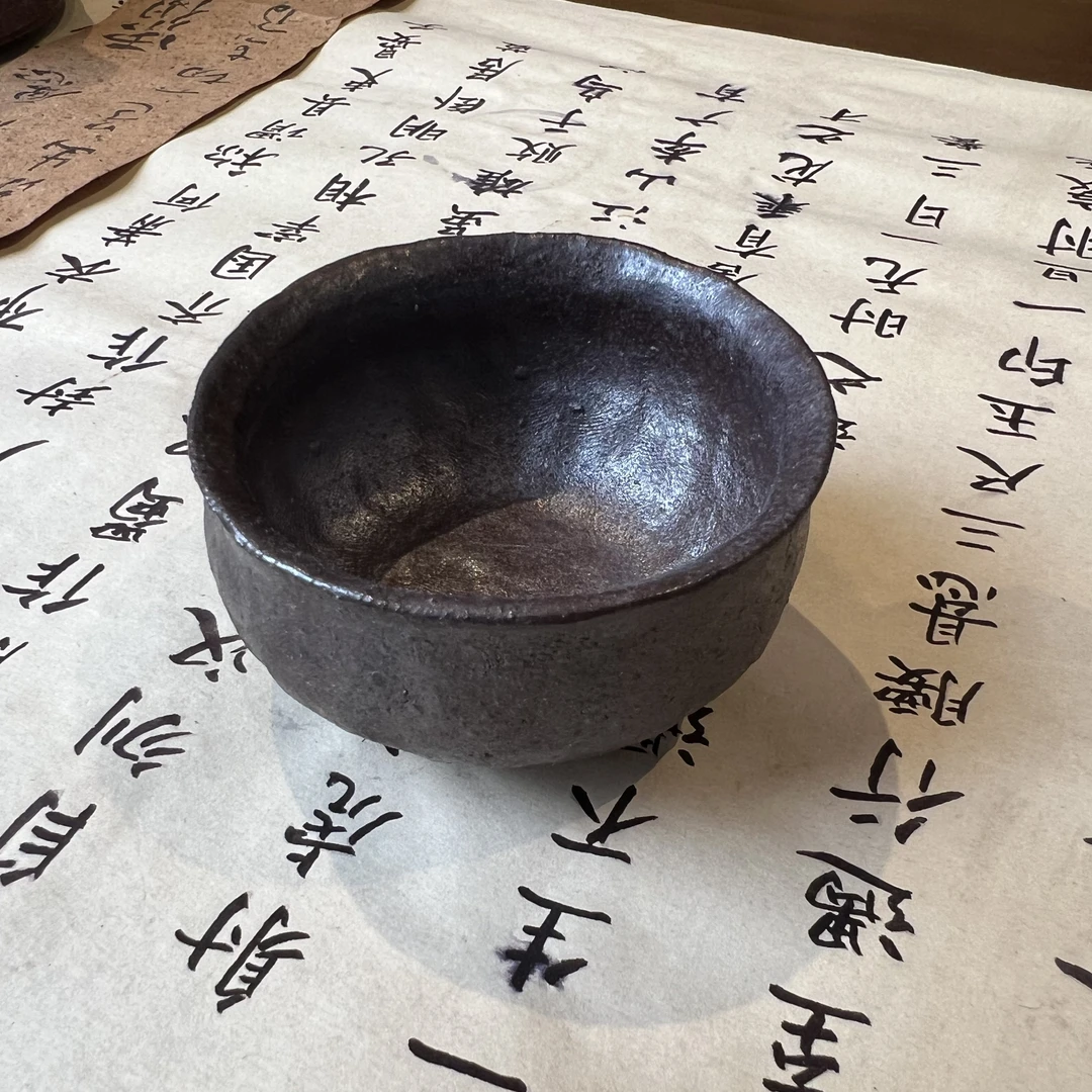 纯手工柴烧主人杯5 手捏 纯手工 茶具摆件陶瓷创意主人杯