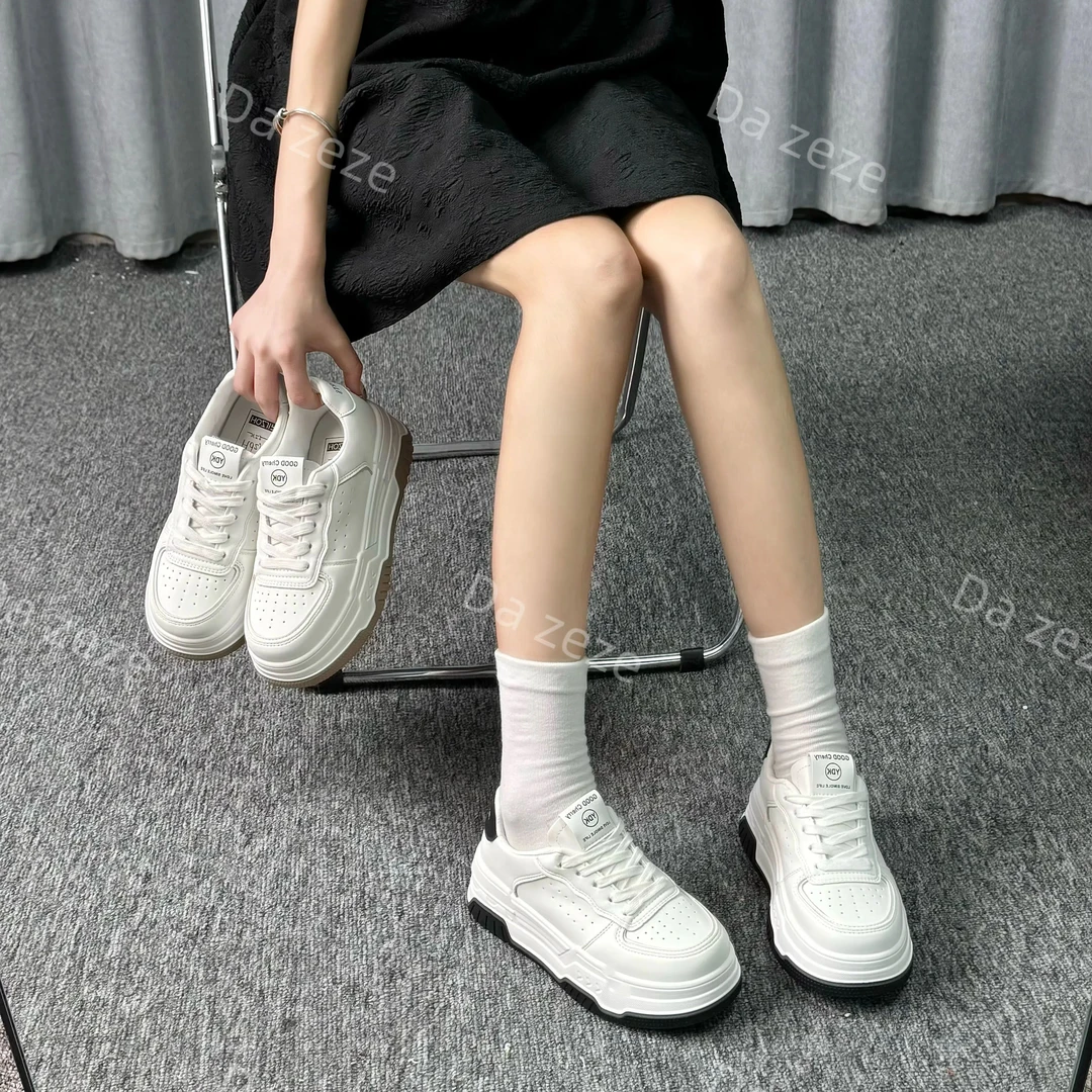小白鞋女2024新款学生百搭ins休闲防滑透气板鞋S03