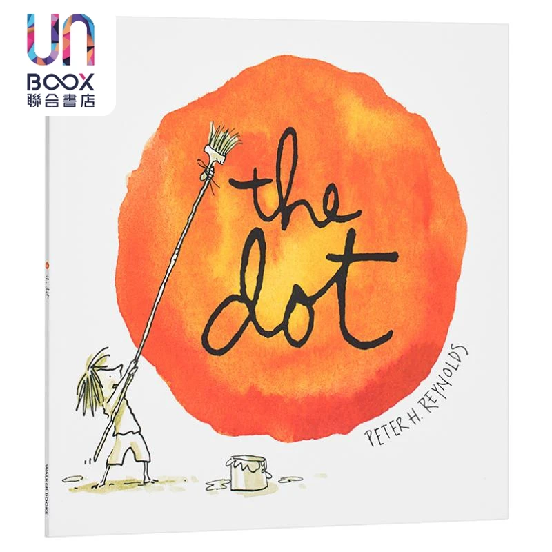 【联合】点 英文原版 The Dot 畅销绘本 获奖图画书 彼得雷