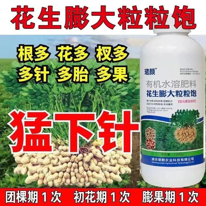 花生膨大粒粒饱正品花生专用膨大剂增高产增收花生粒粒饱快速大果