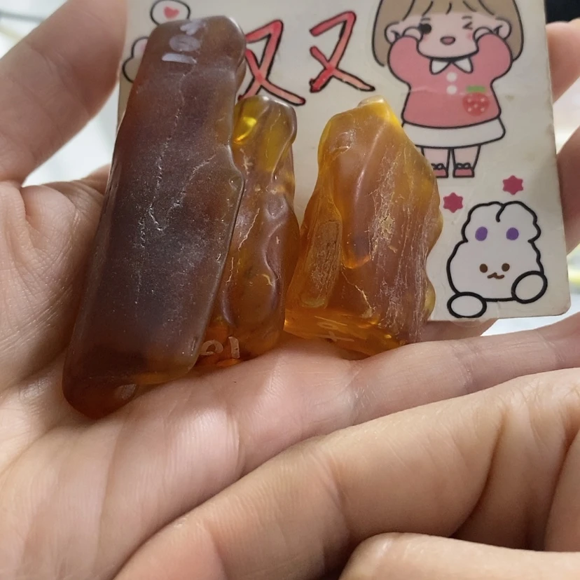 【闪购商品】定制琥珀未镶嵌兵**墩