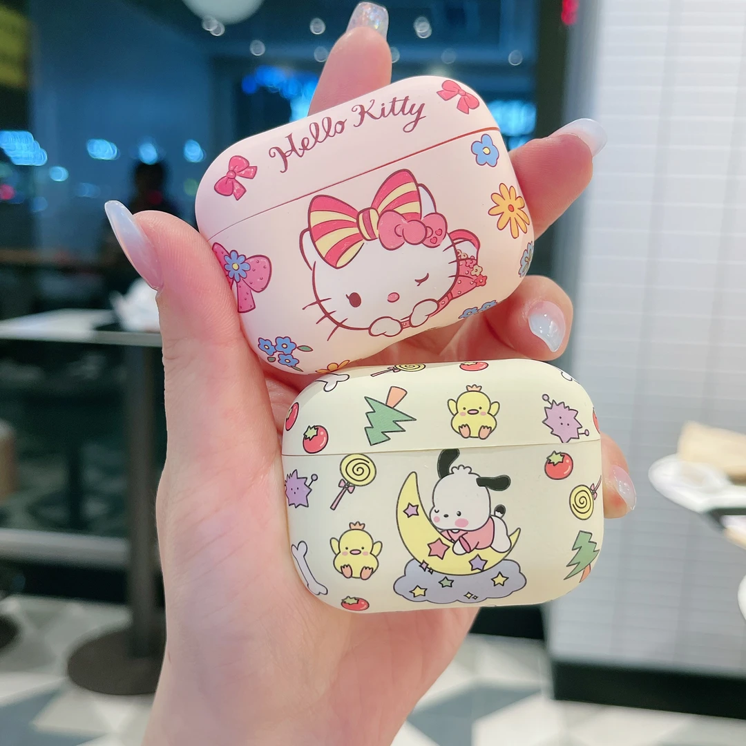可爱帕帢狗耳机保护套AirPodsPro2代保护壳1/2磨砂airpods3保护壳