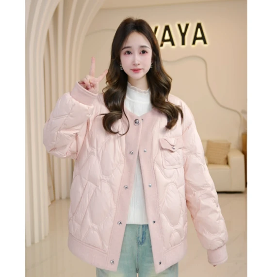 YAYA/鸭鸭2024百搭加厚保暖时尚秋冬款白鸭绒羽绒服YE4A601555L