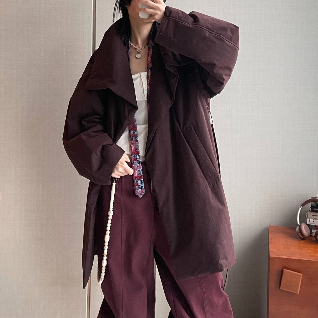 长绒棉蓬松立领棉服1421