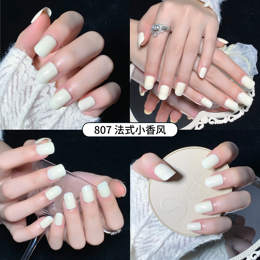 爆款穿戴甲指甲贴片美甲片假指甲美甲贴片高级显白甲片穿戴式美甲