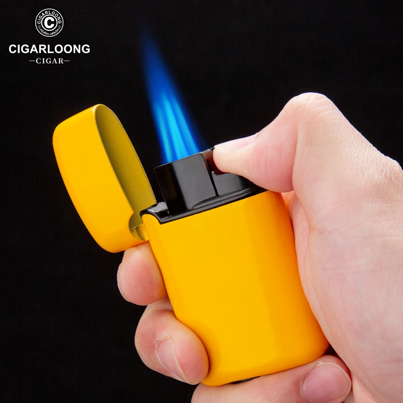 高希霸下架+李 雪茄打火机蓝焰直冲多功能点烟火机CLB-22AE7