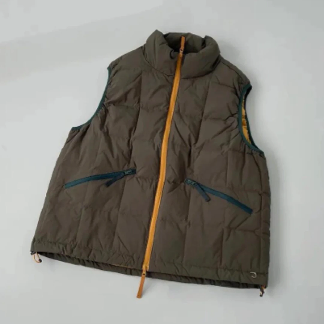 山系YR马甲娜娜米卡紫标户外防水轻便撞色男女同款冬季百搭百搭