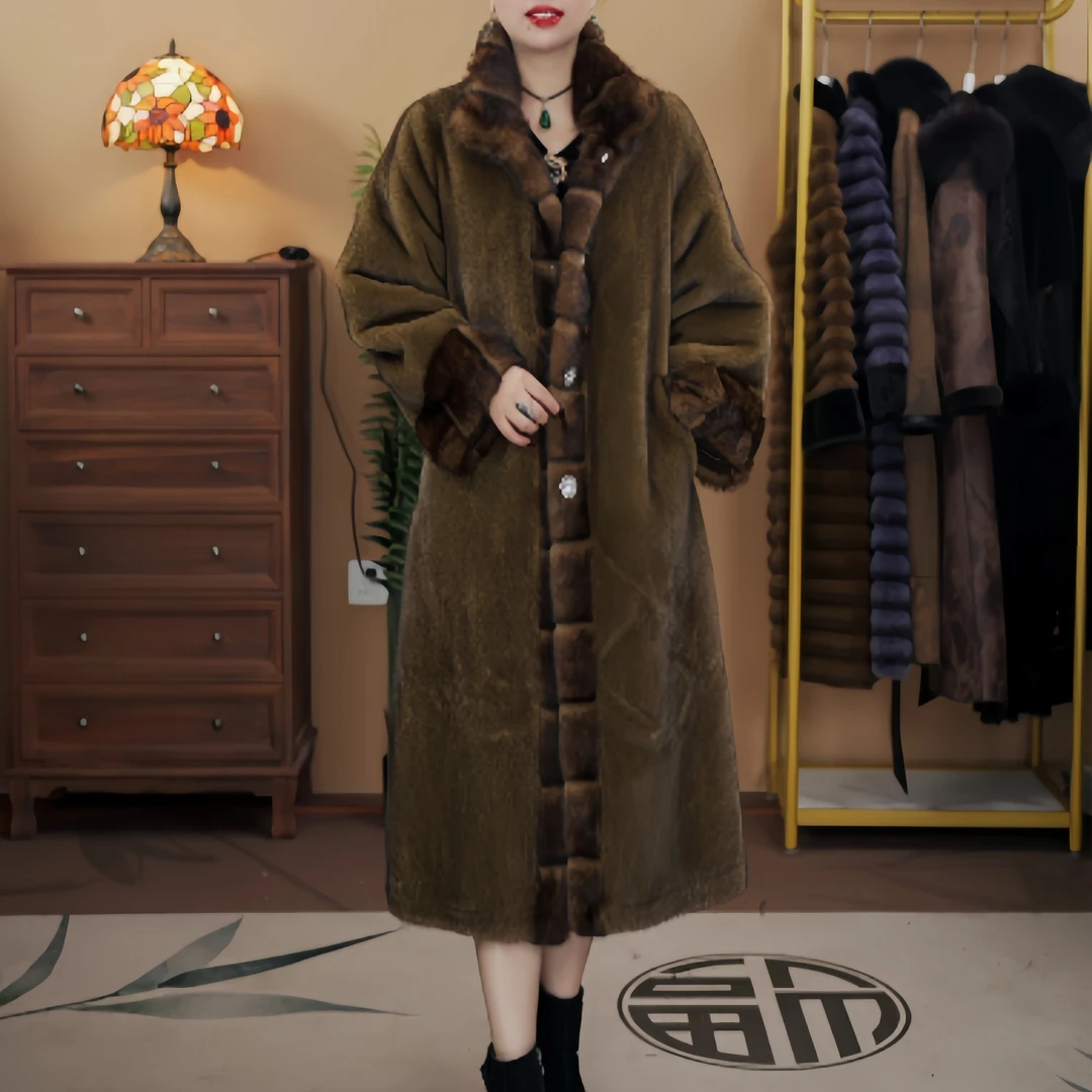 9117{优质精选}新款洋气一体百搭设计款外套时尚复古冬季保暖2