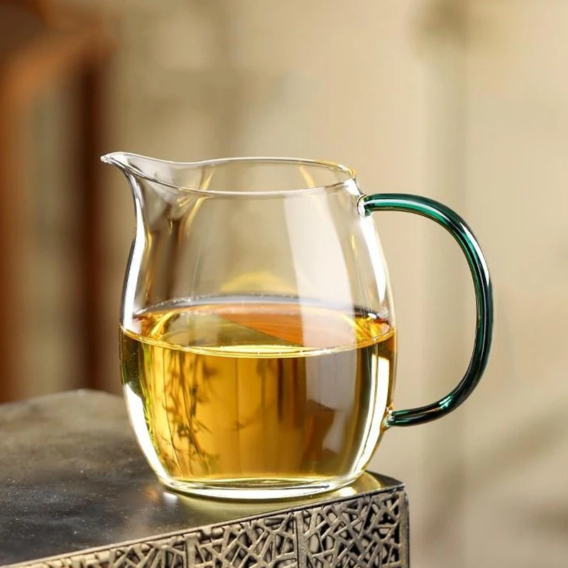 澄然茶海玻璃公道杯加厚高硼硅茶具高透耐热分茶器家用公杯耐高温