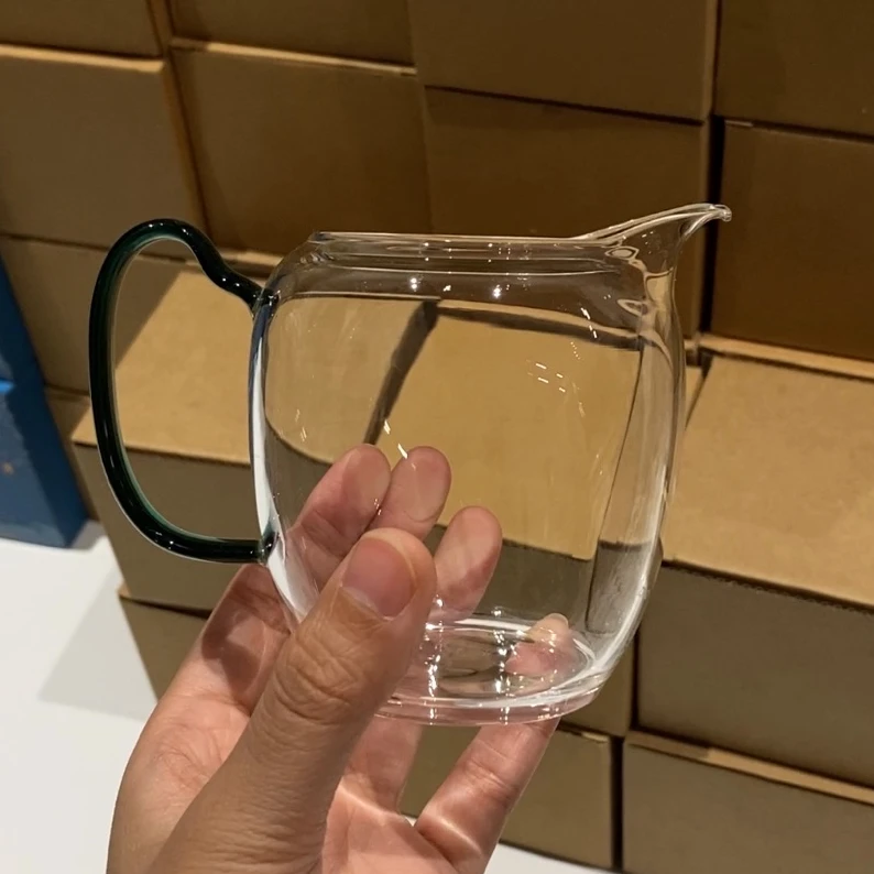 透明公道杯玻璃耐高温公杯玻璃公道杯分茶器加厚高档茶具配件茶海
