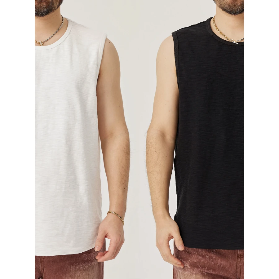 XUMA 【素色肌理感】棉质纯色肌理感纹理百搭春夏舒适简约打底背心